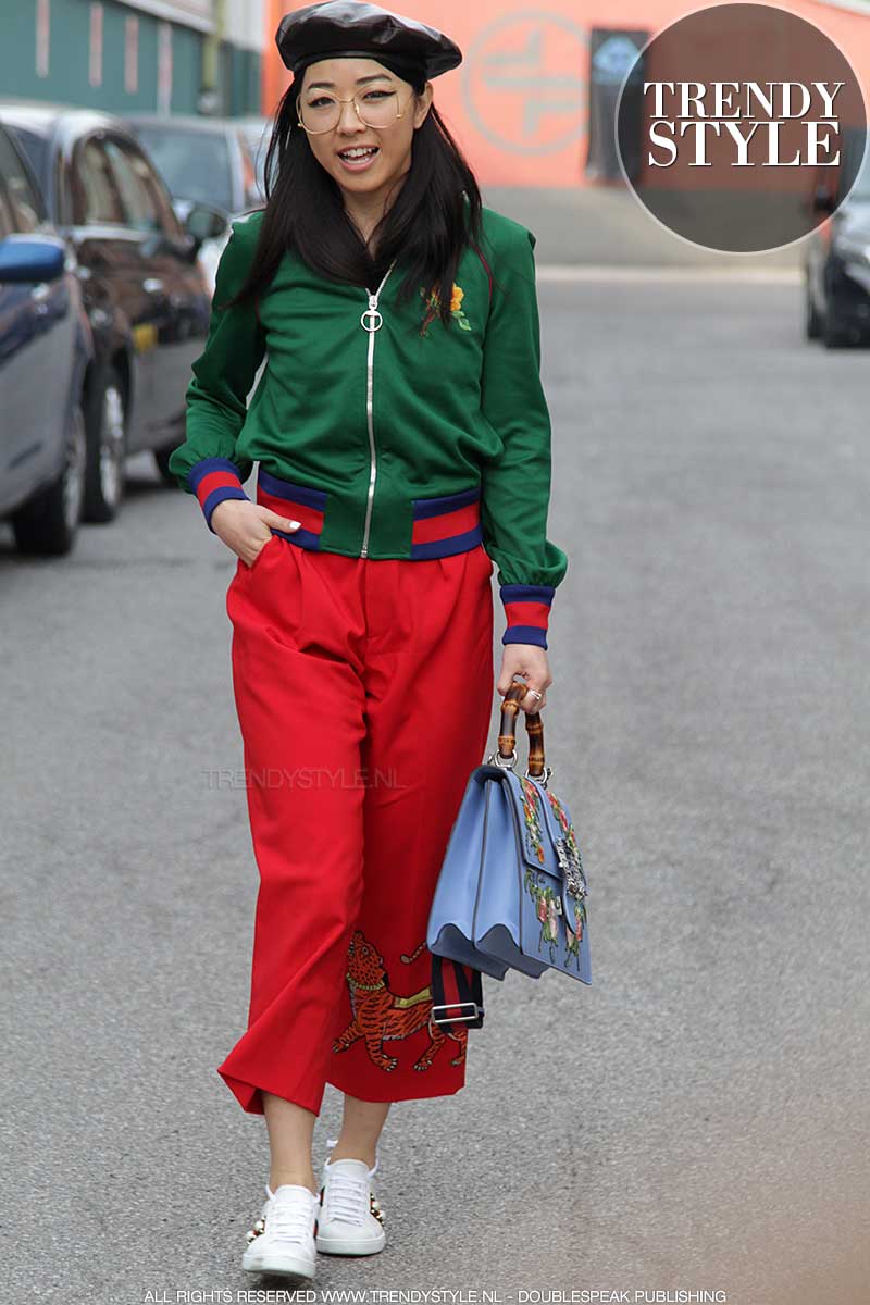 Streetstyle bij Gucci