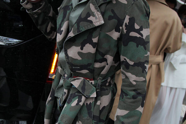 Jassen met camouflage print