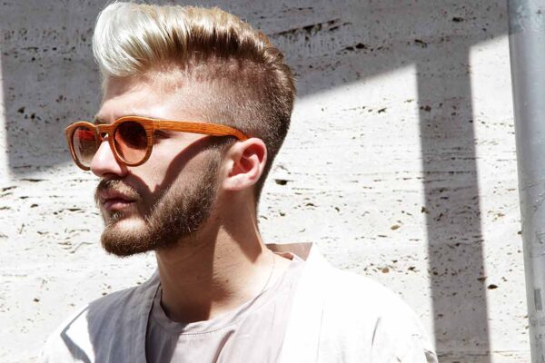 Bleached hair
