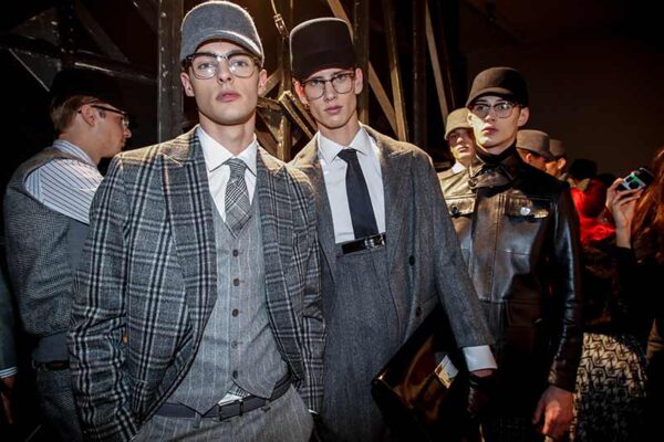 Mode. Daks herfst winter 2017 2018, klassieke mode met een moderne twist. Photo: courtesy of Daks