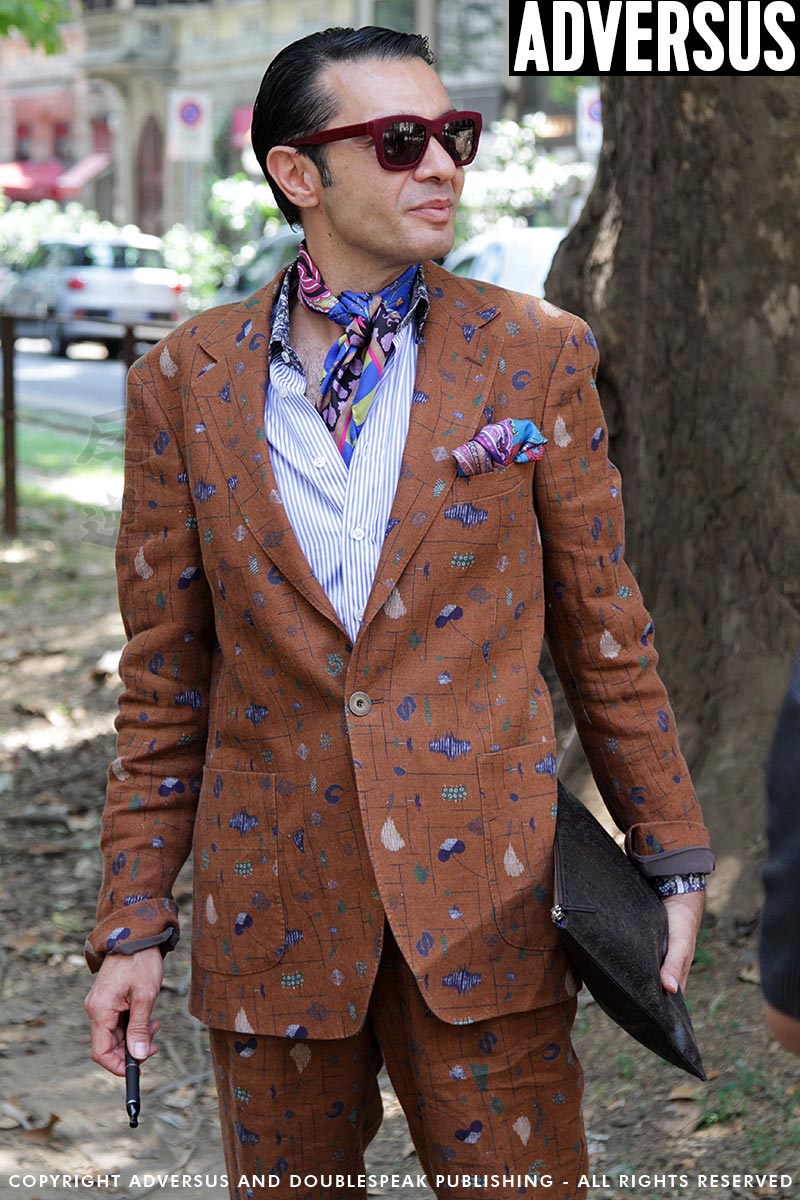 Street style herenmode. Neo dandy look