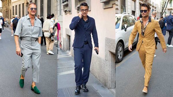 Streetstyle man zomer 2020. Moeiteloos chic in een casual pak