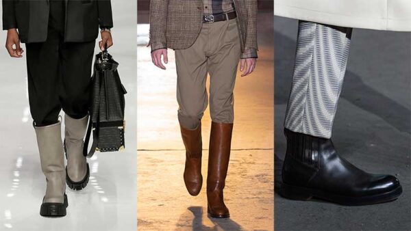 Schoenentrends man herfst winter 2020 2021. Klassieke Chelsea boots of moderne, hoge laarzen
