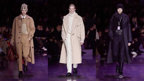 Modetrends man winter 2020 2021. Lange jassen zijn terug. Photos: courtesy of Boss