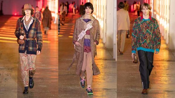 Modetrends herfst winter 2021 2022. Modeshow: Etro. Photo: courtesy of Etro