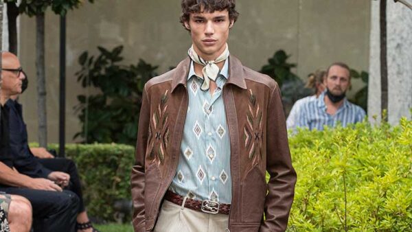 Modetrends man 2021. Leren jacks