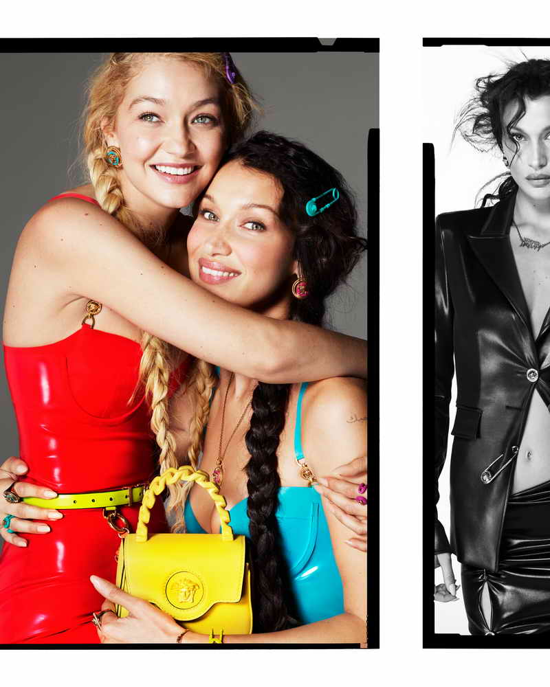 VERSACE SS22 ADV CAMPAIGN WITH BELLA & GIGI HADID