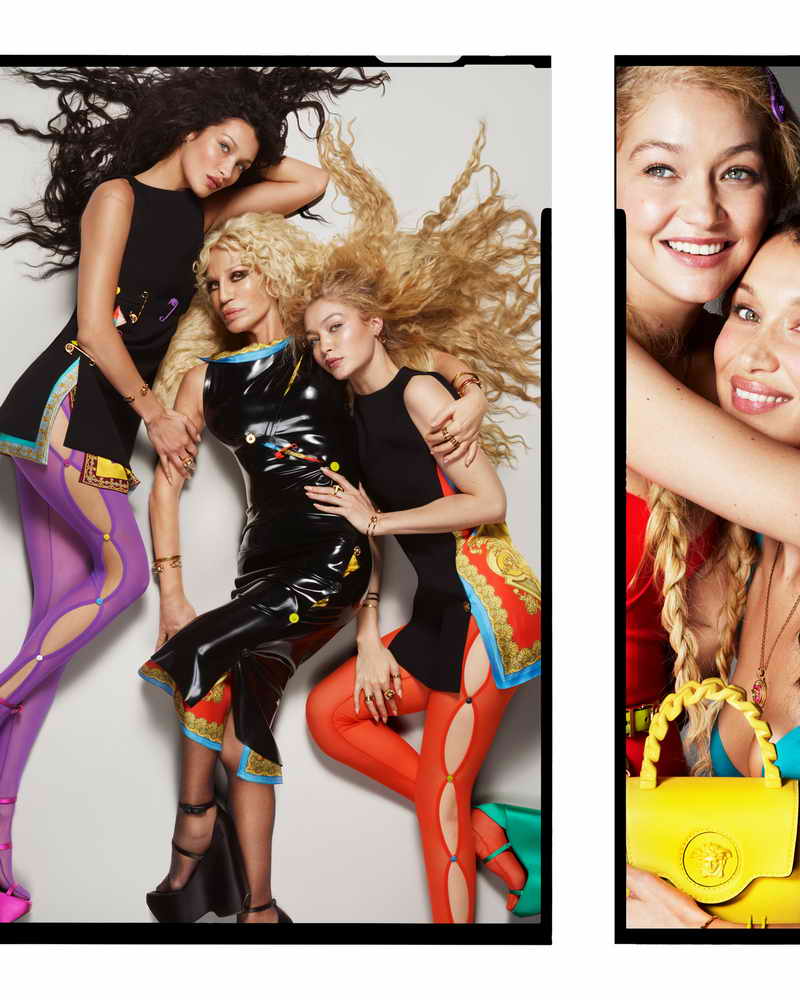VERSACE SS22 ADV CAMPAIGN WITH BELLA & GIGI HADID