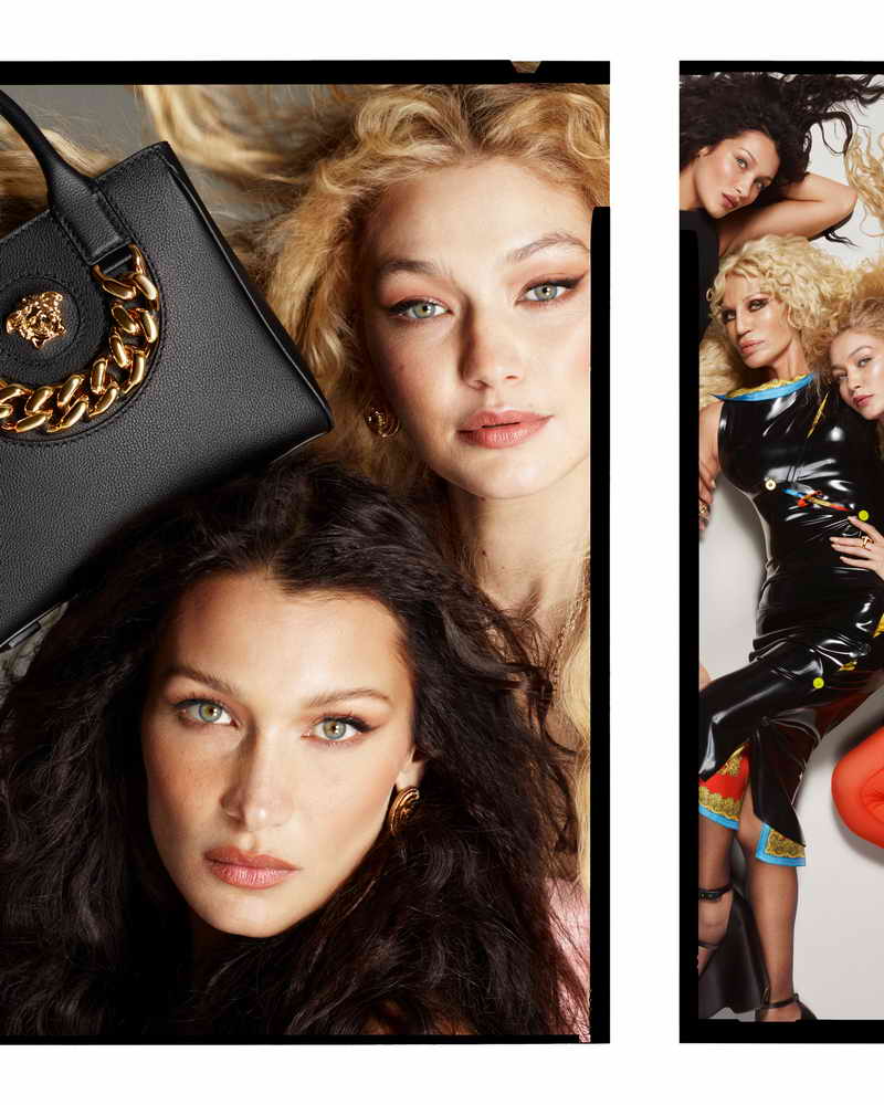 VERSACE SS22 ADV CAMPAIGN WITH BELLA & GIGI HADID