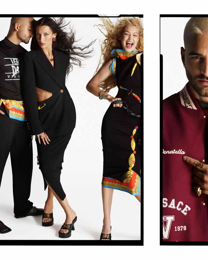 VERSACE SS22 ADV CAMPAIGN WITH BELLA & GIGI HADID