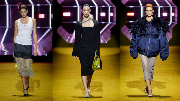 Prada Vrouw Herfst Winter 2022 2023 Show