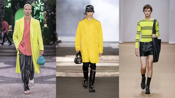 Mannenmode trends zomer 2023 - Photo Courtesy of Versace, Moschino e Prada