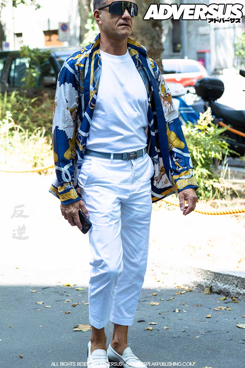 Mannenmode street style zomer 2023 - Foto ADVERSUS