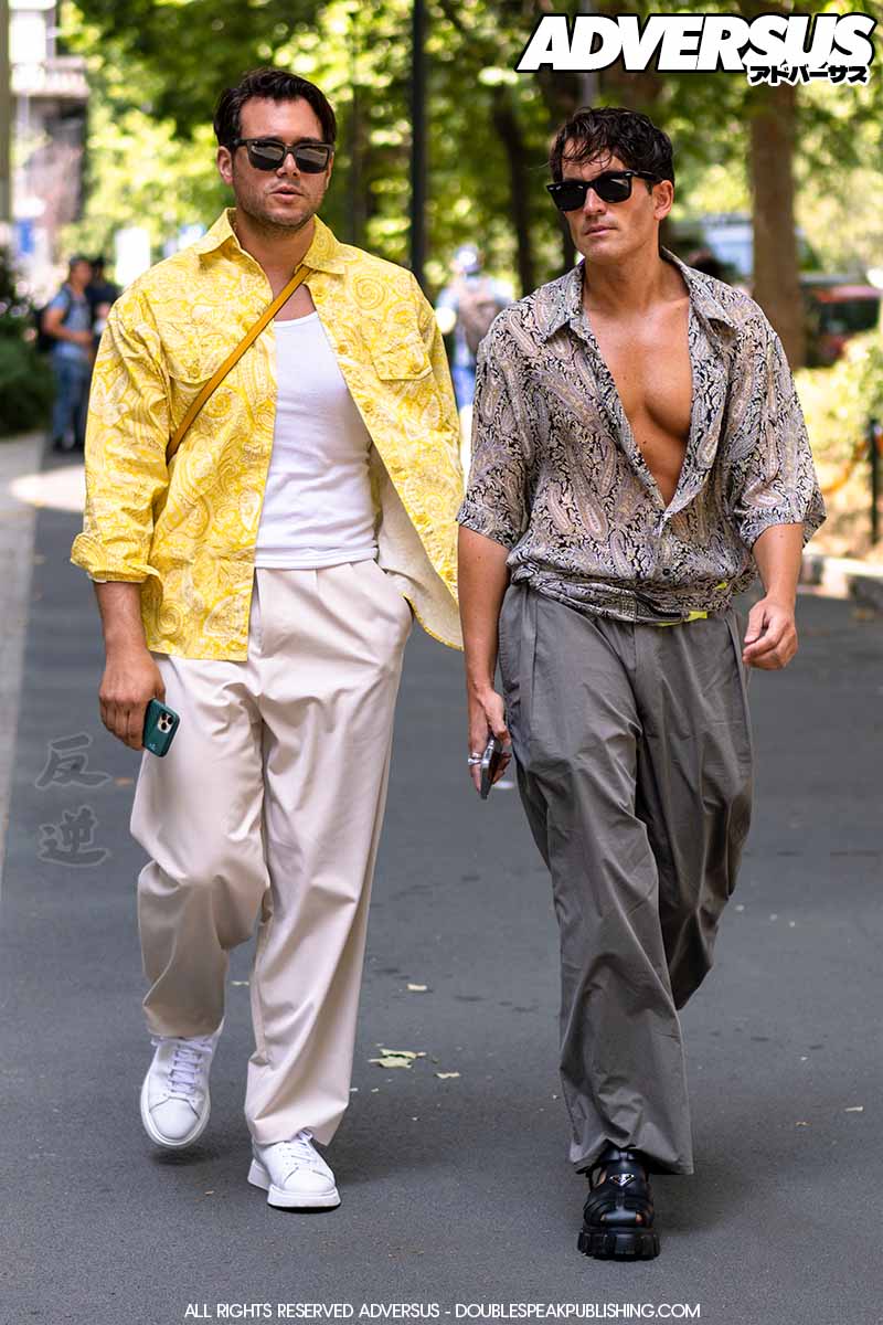 Mannenmode street style zomer 2023 - Foto ADVERSUS