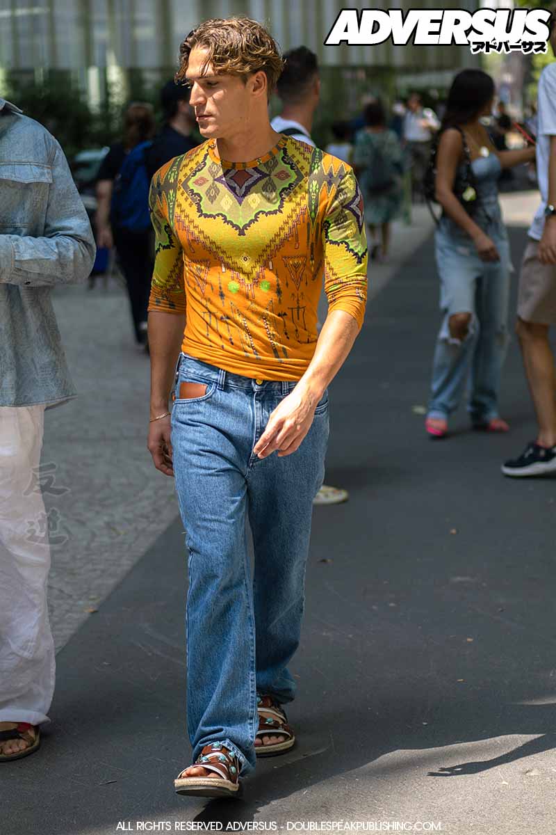 Mannenmode street style zomer 2023 - Foto ADVERSUS
