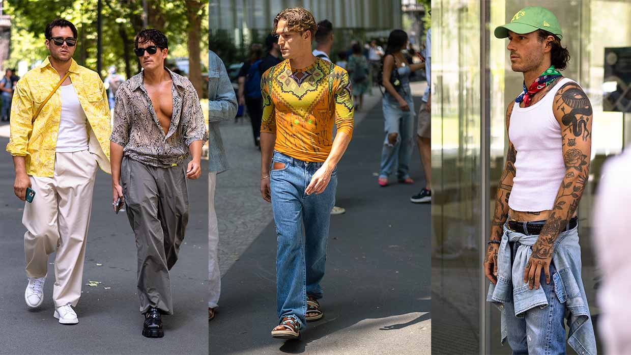 Mannenmode street style zomer 2023 - Foto ADVERSUS