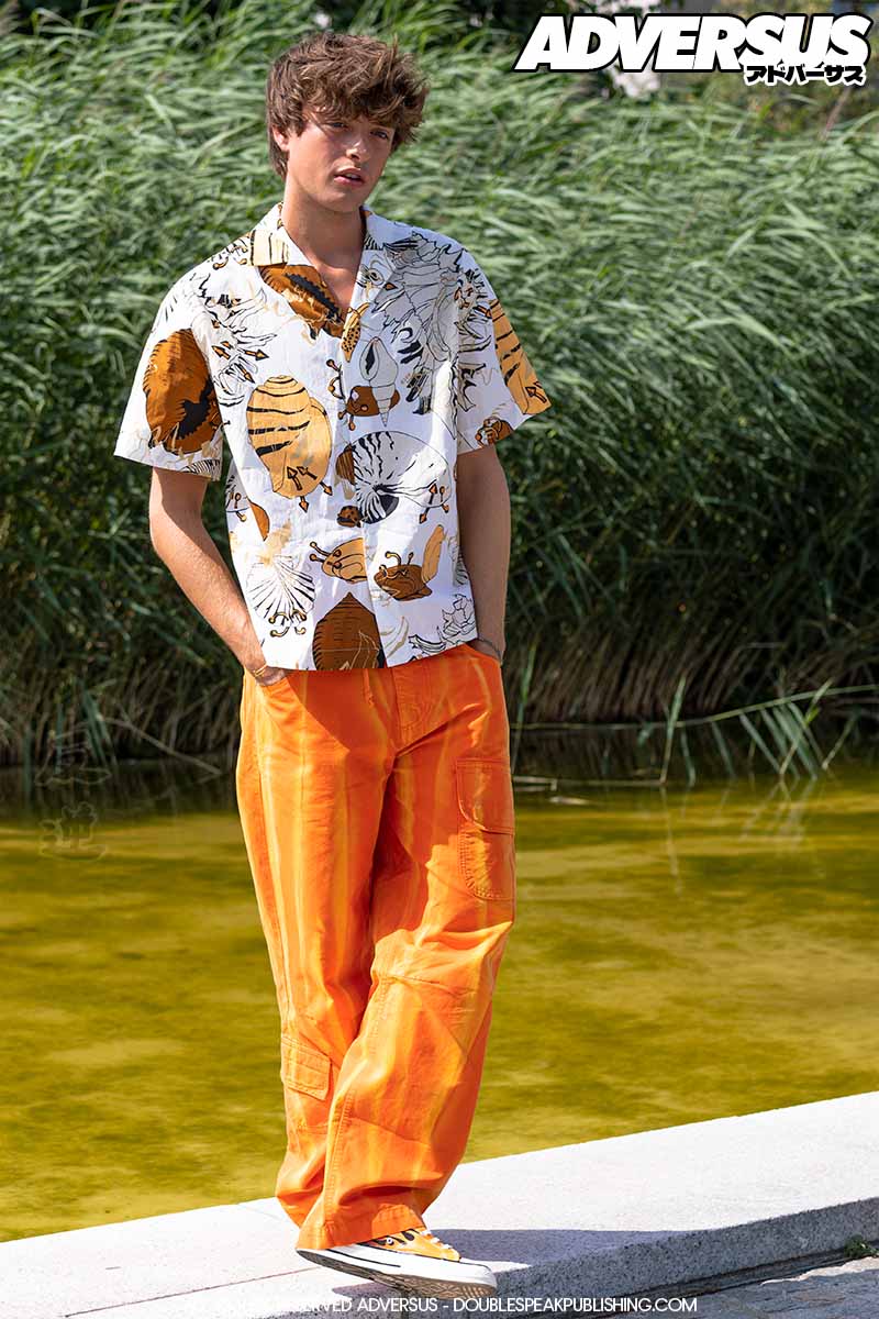 Street style mannenmode bij MSGM Man Zomer 2023 - Foto ADVERSUS