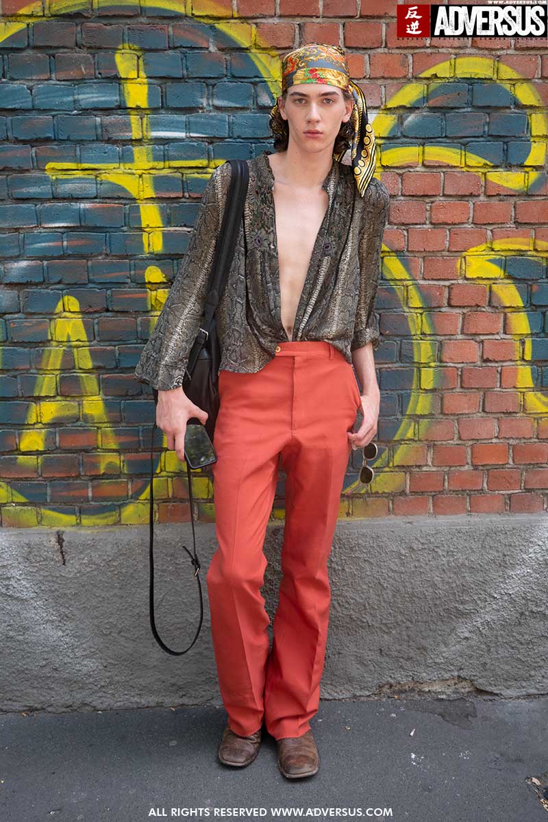 Streetstyle mode heren Fashion Week zomer 2023