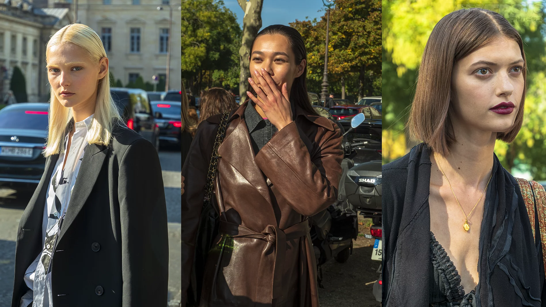 Modellen bij Chanel Zomer 2023 - Paris Fashion Week. Foto Charlotte Mesman