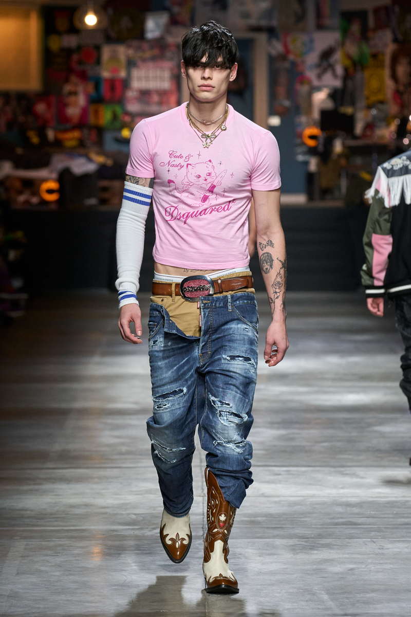 Dsquared2 herfst winter 2023 2024 - Photo courtesy of Dsquared2