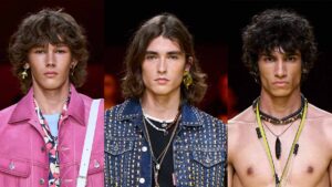 Herenkapsels. Haartrends mannen zomer 2023 - Photo courtesy of Dsquared2