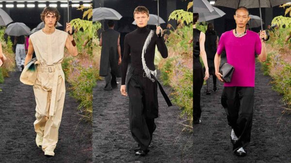 Jil Sander man lente zomer 2023 - Photo courtesy of Jil Sander