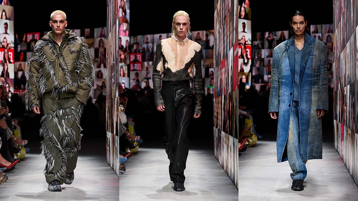 De nieuwe modecollectie van Diesel voor winter 2024 2025