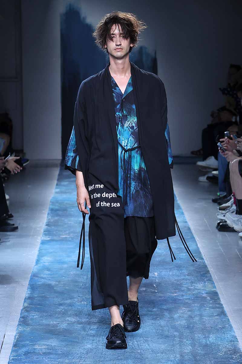Yohji Yamamoto man lente zomer 2026 - Photo courtesy of Yohji Yamamoto