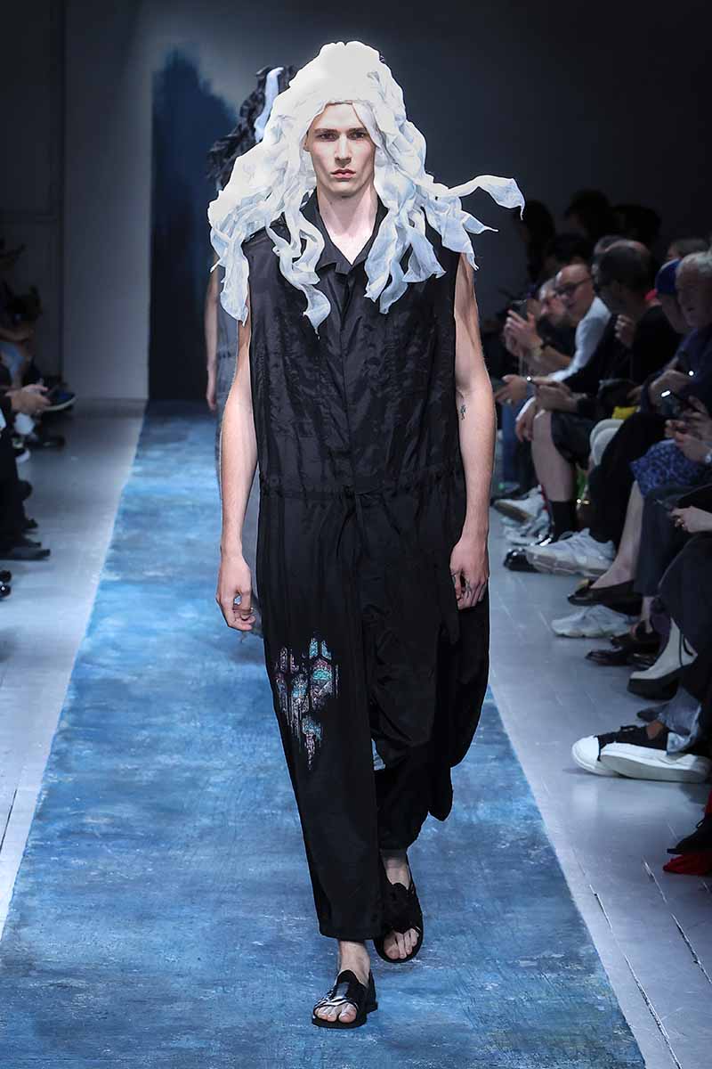 Yohji Yamamoto man lente zomer 2026 - Photo courtesy of Yohji Yamamoto