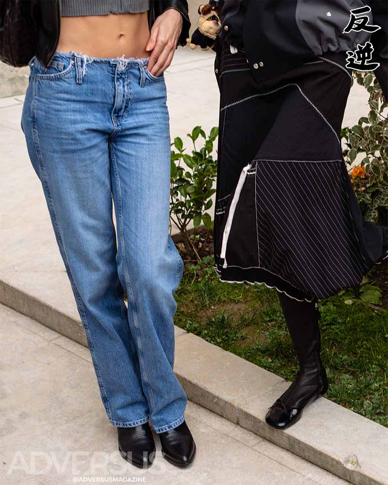 Modellen en street style - Photo ADVERSUS
