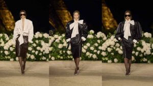 Saint Laurent vrouw lente zomer 2025 - Photo courtesy of Saint Laurent