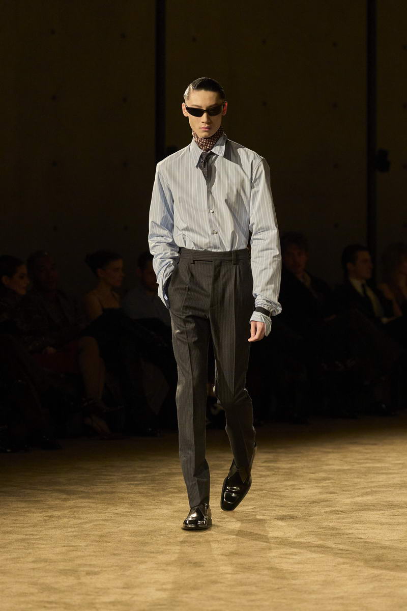 SAINT LAURENT MAN HERFST WINTER 2026 2027 - Photo courtesy of Saint Laurent