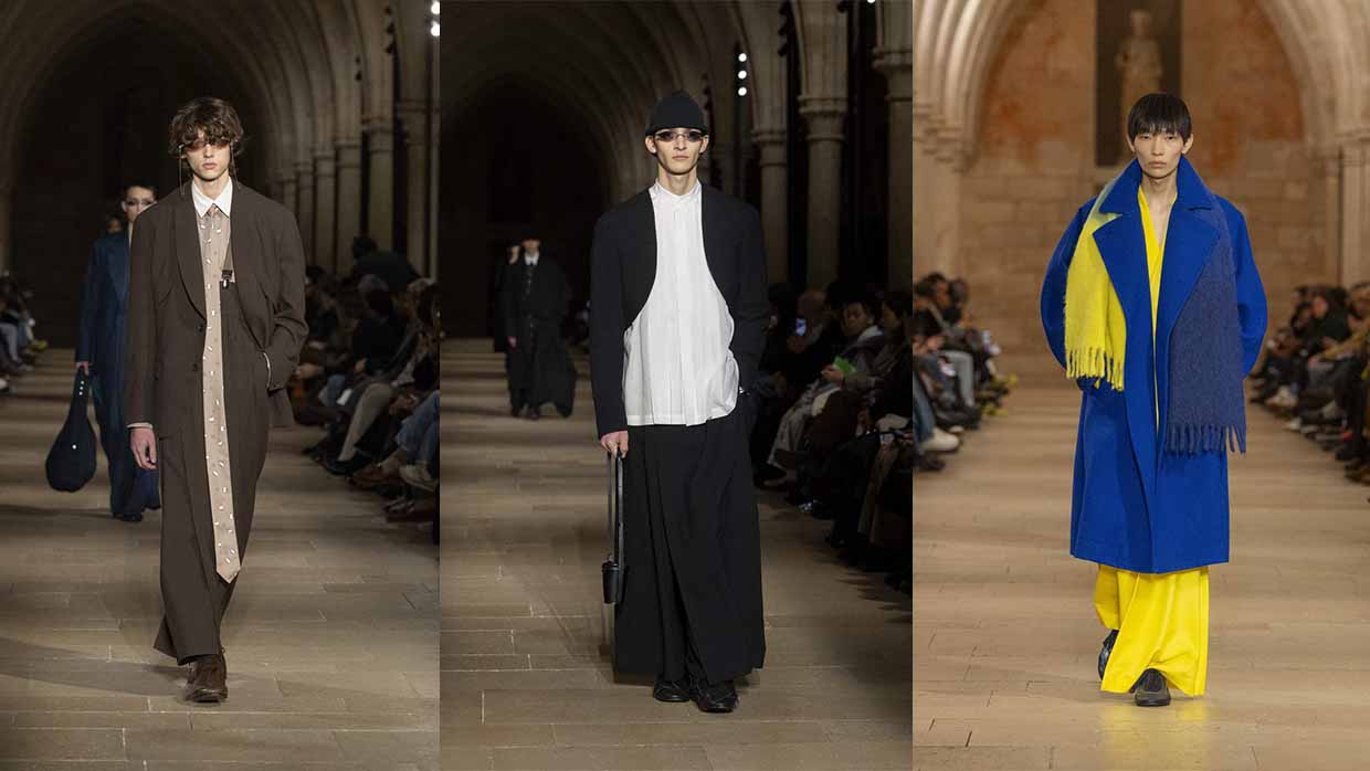 Issey Miyake man herfst winter 2026 2027 - Photo courtesy of Issey Miyake