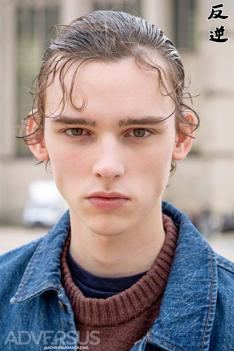 Wet looks met rebelse imperfectie blijven de show stelen. Foto Charlotte Mesman