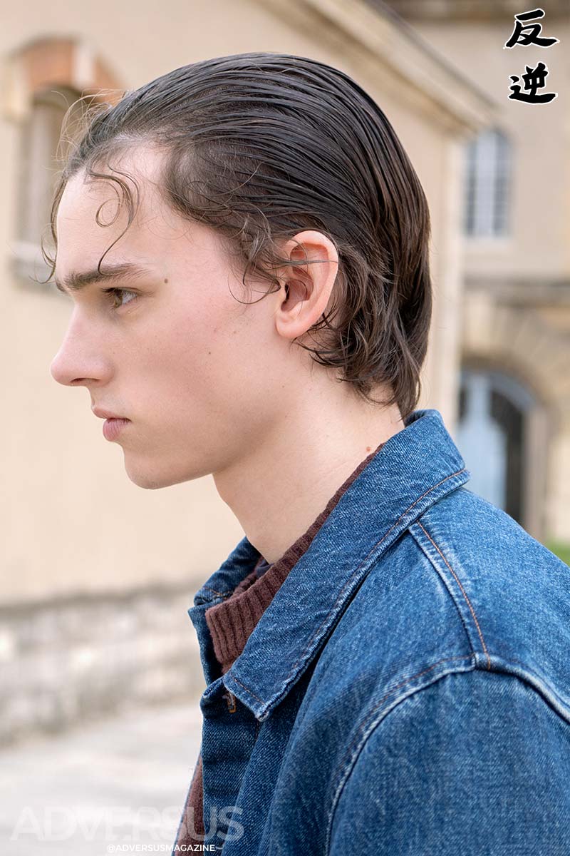 Wet looks met rebelse imperfectie blijven de show stelen. Foto Charlotte Mesman