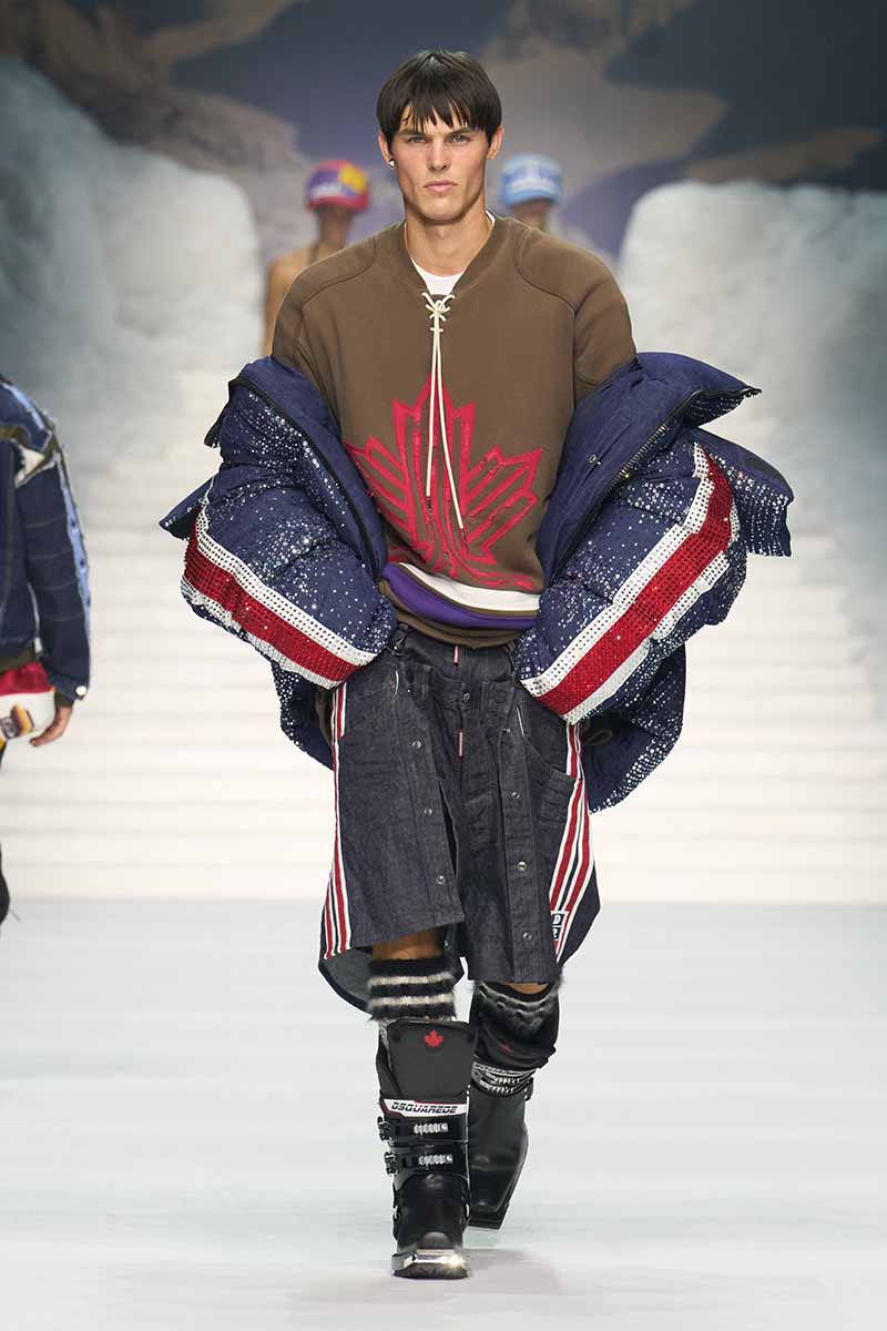 Modetrends man herfst winter 2026 2027 - Photo courtesy of Dsquared2