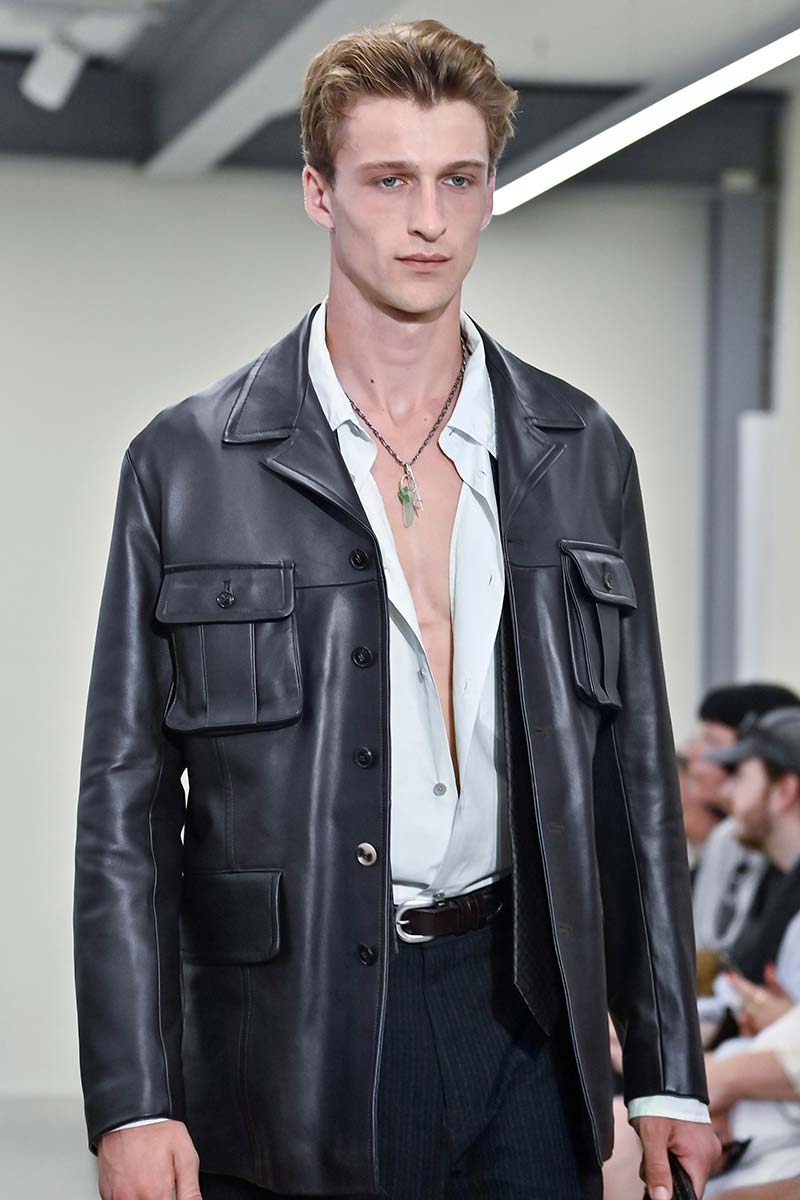 Kort mannenhaar herfst/winter 2026-2027: de nieuwe trends. Photo courtesy of Paul Smith SS 2027