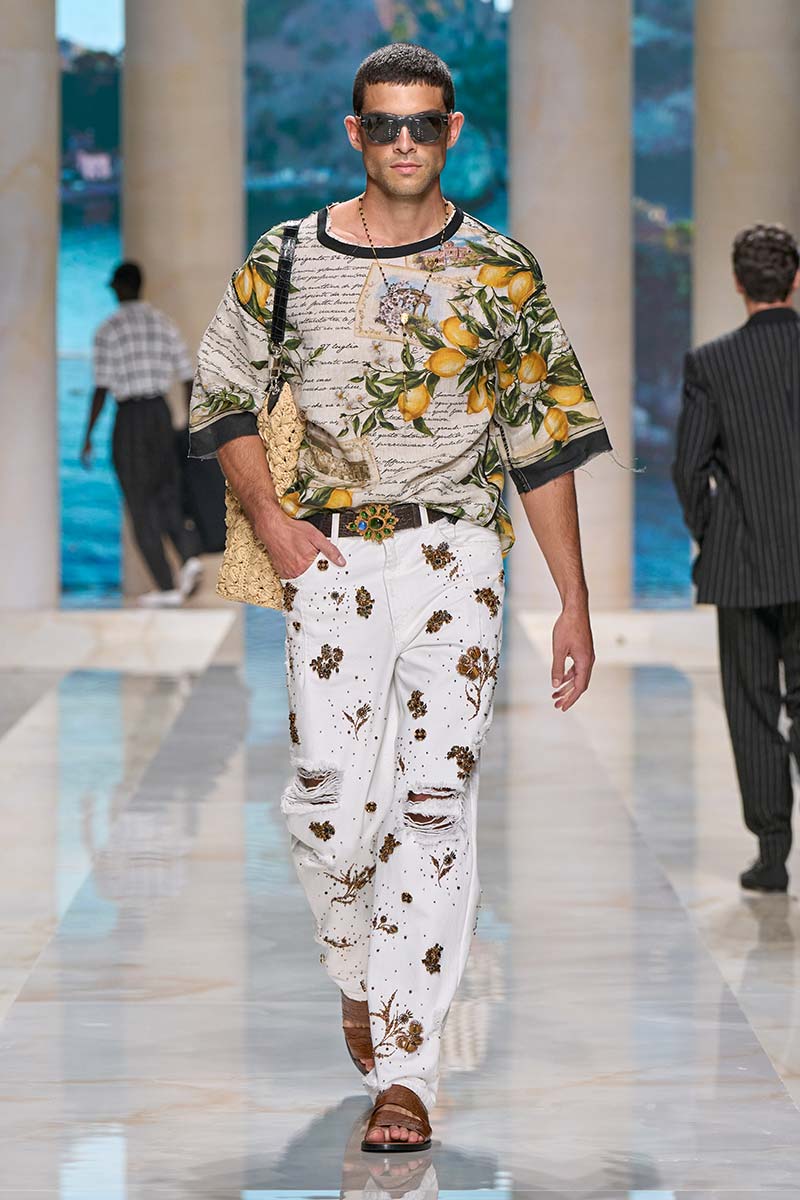 Kort mannenhaar herfst/winter 2026-2027: de nieuwe trends. Photo courtesy of Dolce & Gabbana SS 2027