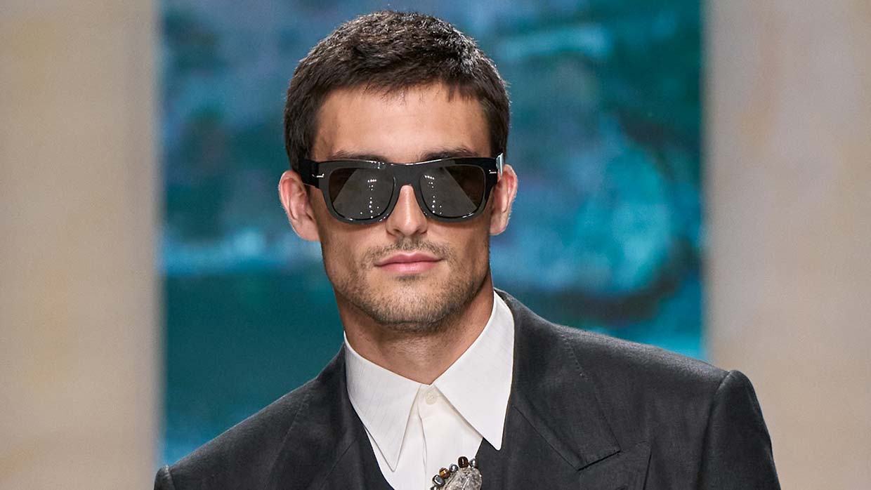 Kort mannenhaar herfst/winter 2026-2027: de nieuwe trends. Photo courtesy of Dolce & Gabbana SS 2027